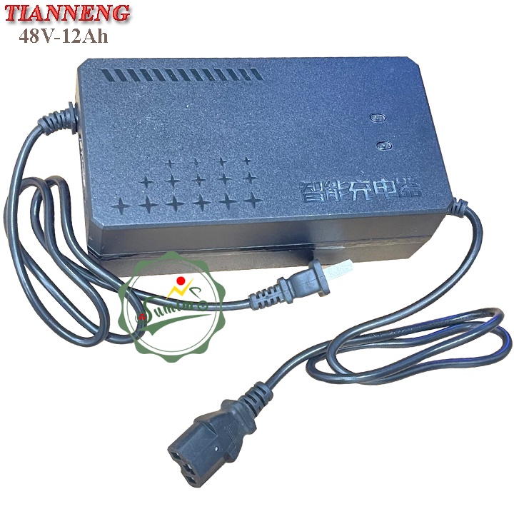 Sạc xe điện - Sạc xe đạp điện TIANNENG 48V-12Ah đầu vuông