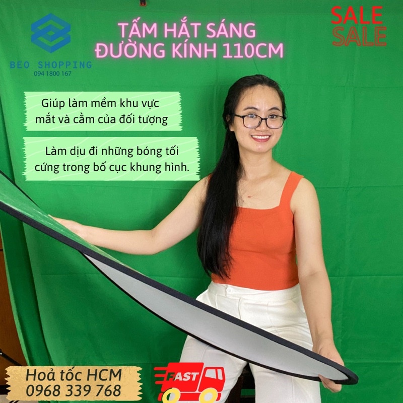 Tấm phản quang, tấm hắt sáng kích thước 30cm và 110cm
