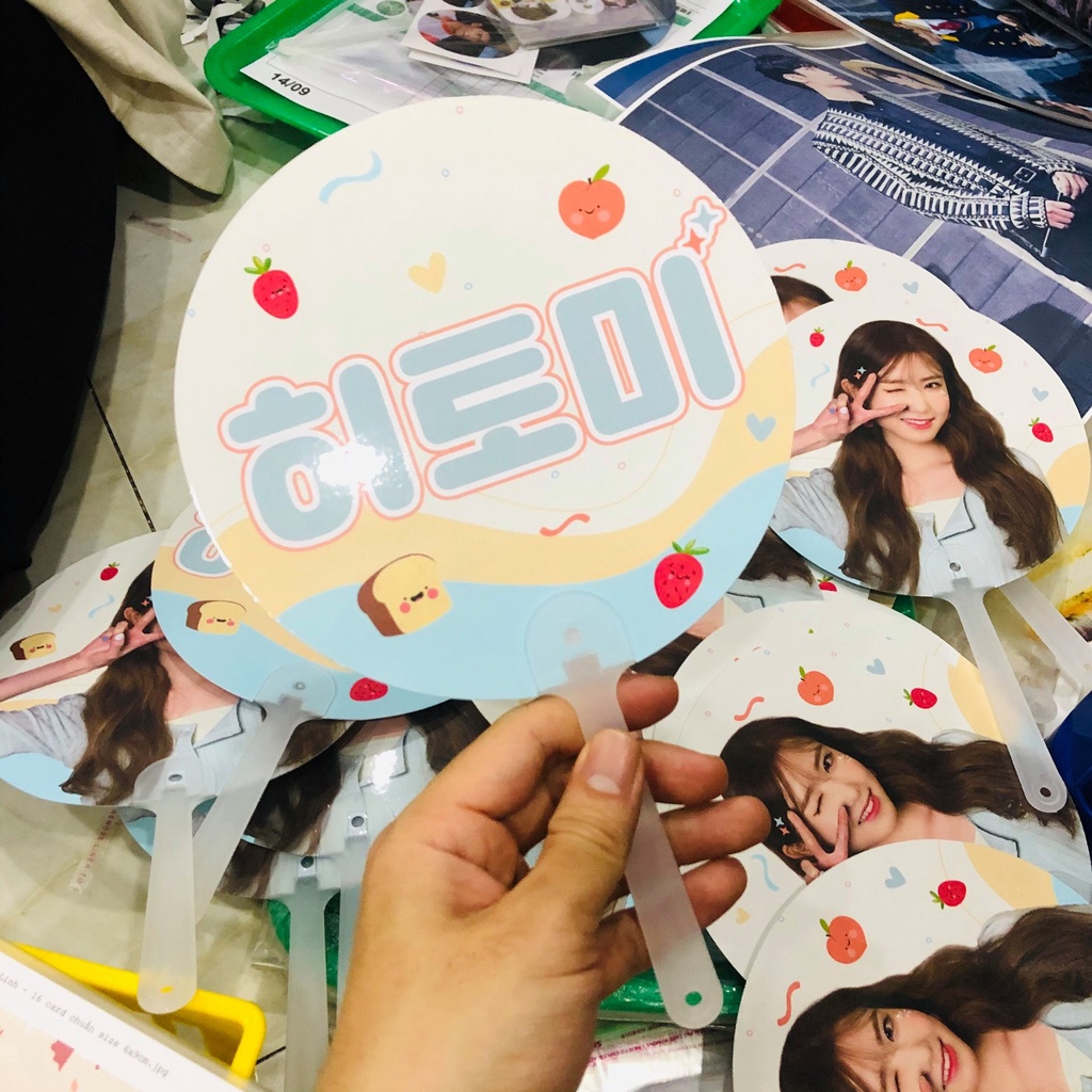 10 Cán quạt quảng cáo loại cứng cáp và chắn chắn (mẫu Hàn)