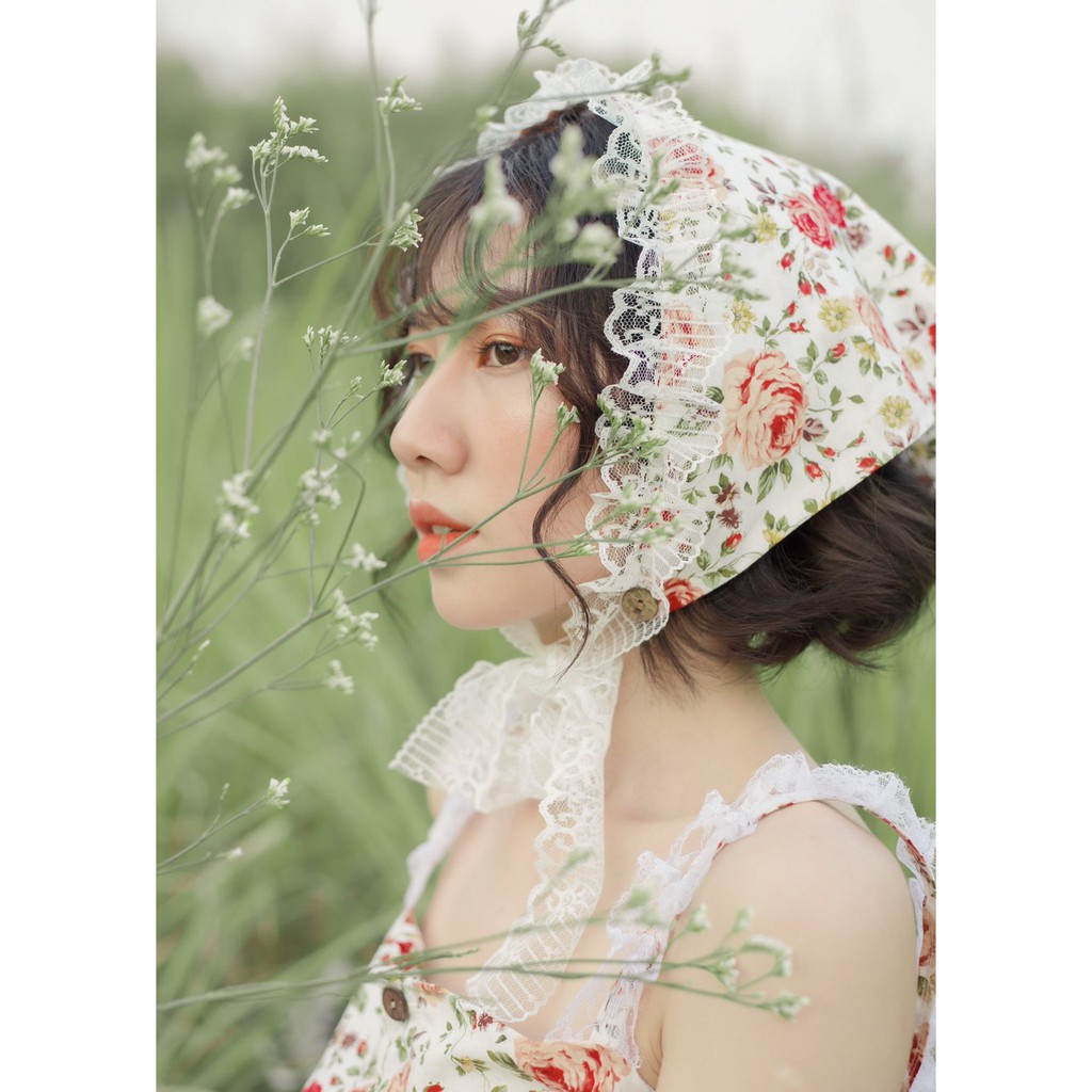 Turban Ren (Bandana phối ren)