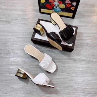 FREE SHIP Guốc nữ , dép nữ cao gót chữ kí 5p êm chân dễ mang