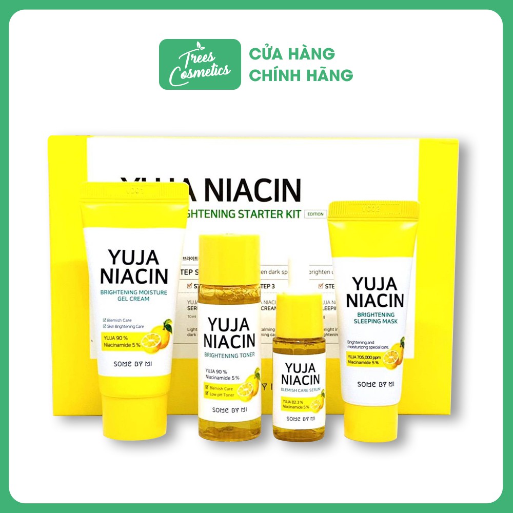 Bộ sản phẩm dưỡng trắng da Some By Mi Yuja Niacin 30 Days Brightening Stater Kit-Edition