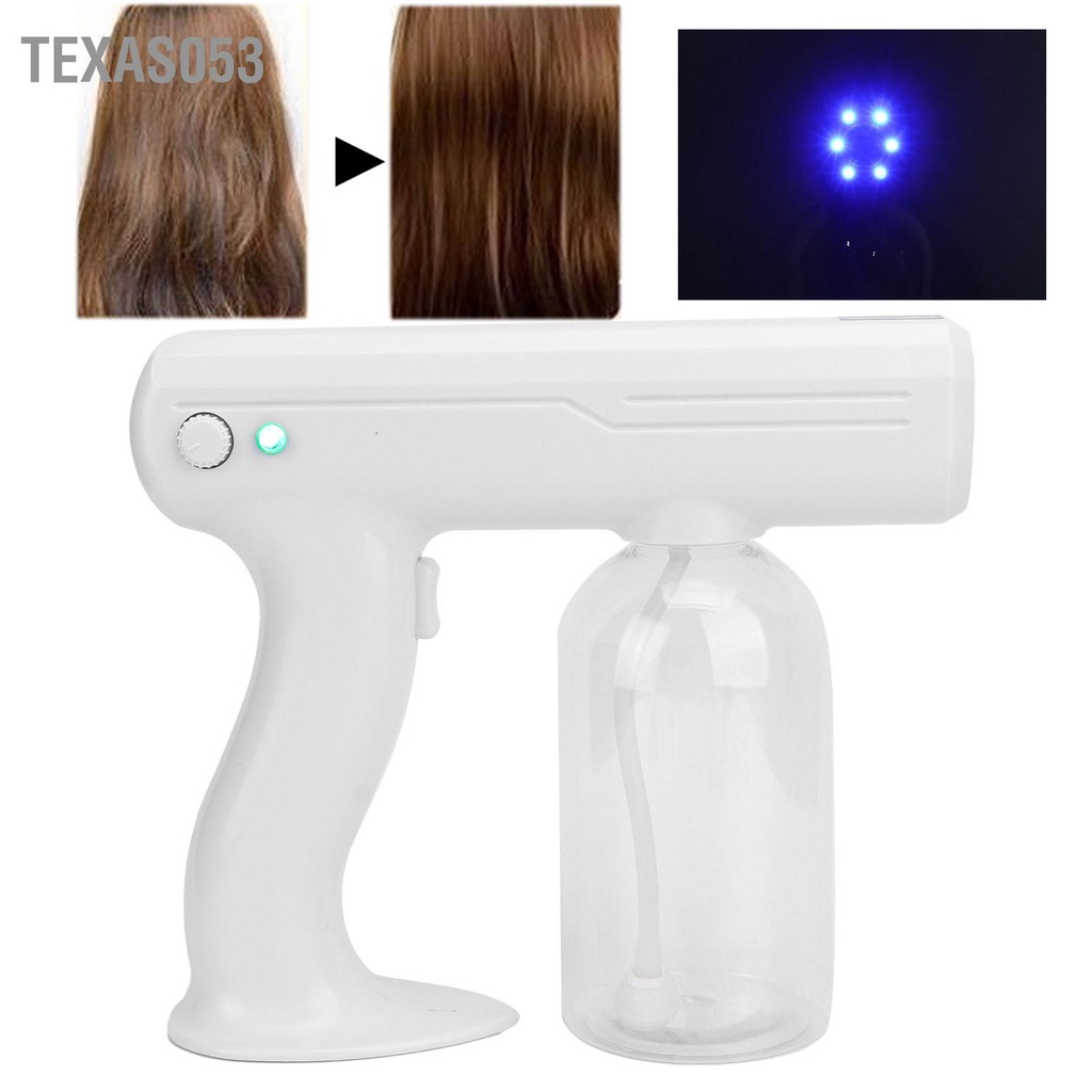 [Hàng HOT] Máy phun sương Nano phục hồi tóc - Máy Hấp Tóc Phun Sương Nano Cầm tay  đa chức năng sạc USB【Texas053】