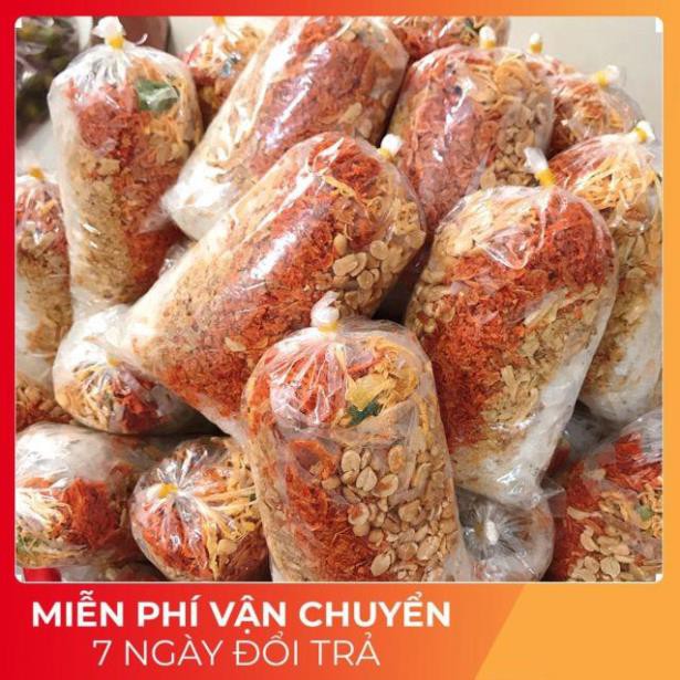 BUON SI (100g) bánh tráng trộn sa tế đậu phộng rang hành phi nước sốt me tép khô bơ tắc khó bò khô mực...shopnamdung