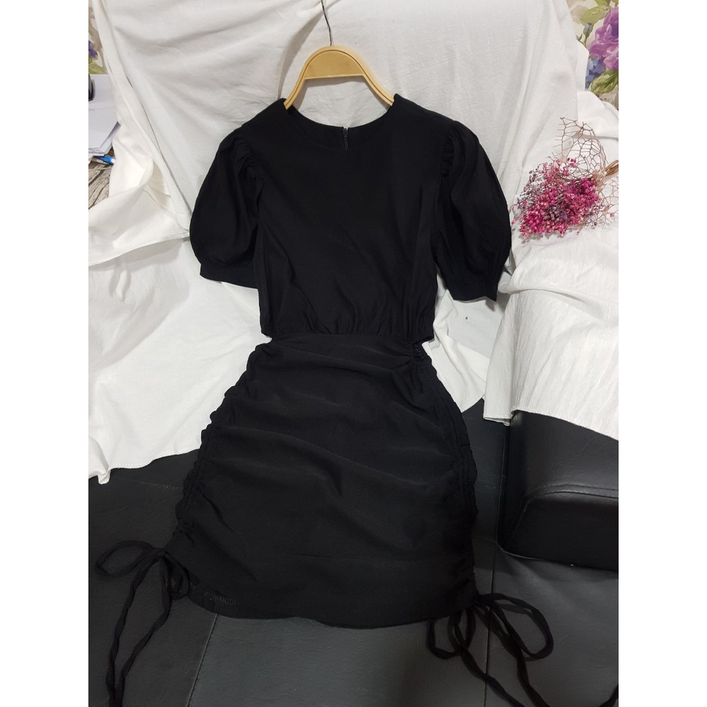 Đầm body đẹp cổ tròn , rút dây khoét eo mặc đi dạo phố, dự tiệc rất xinh, nhẹ nhàng cuốn hút mọi ánh nhìn - Đ123 | BigBuy360 - bigbuy360.vn