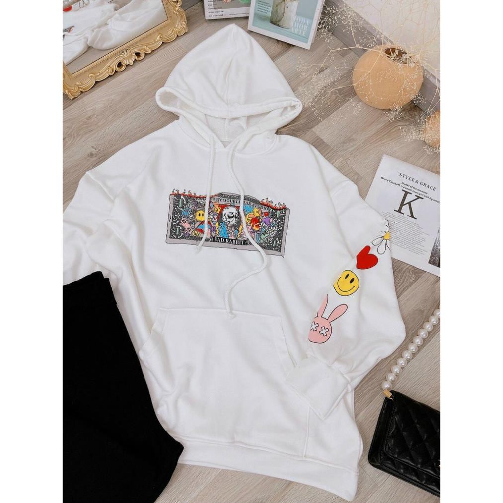 Set hoodie nữ, áo hoodie nữ form rộng kèm quần leging tay phối họa tiết form chuẩn hàng cao cấp Tây Thi Shop | BigBuy360 - bigbuy360.vn