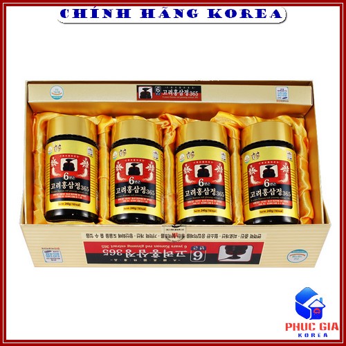 Cao Hồng Sâm 365 Cao Cấp Hàn Quốc, Hộp 4 lọ | BigBuy360 - bigbuy360.vn
