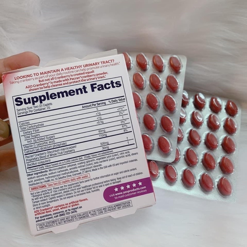 Viên Cranberry hỗ trợ đường tiết niệu, ngừa phụ khoa cực hiệu quả, ĐẸP DA