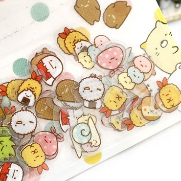 PeachBộ 80 Miếng Dán Trang Trí Sổ Tay/Điện Thoại/Nhật Ký/Album/Album DIY Hình Nhân Vật Sumikkogurashi Sáng Tạo