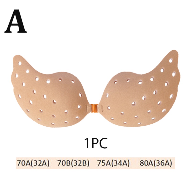 Áo ngực dán FINETOO P135 bằng silicone không dây gài trước có thể tái sử dụng