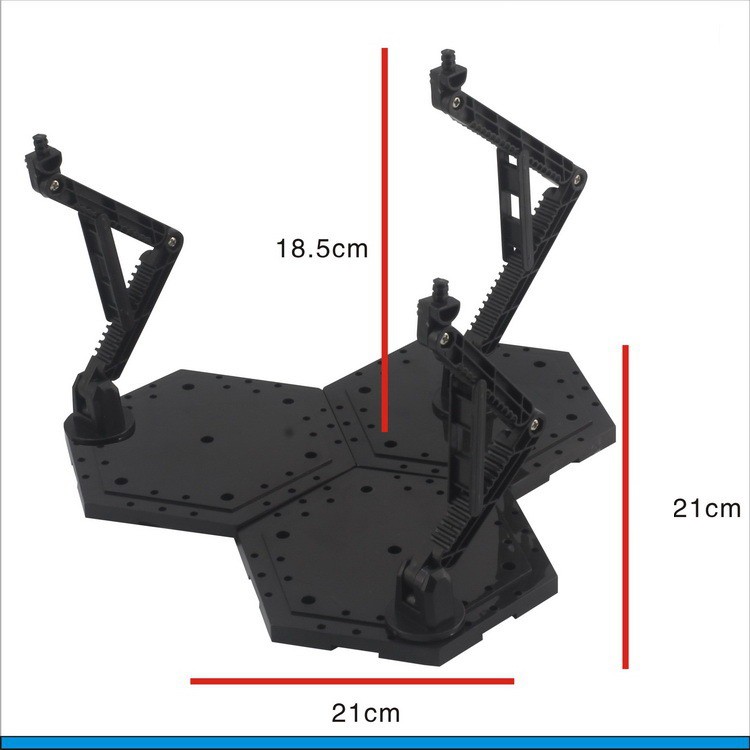 Base Gundam MG HG RG 3 Chấu Đế Trưng Bày Mô Hình Đồ Chơi Lắp Ráp Anime Gắn 3 Mô Hình Cùng Lúc