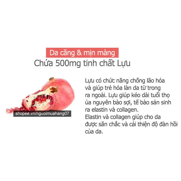 Mặt Nạ Dưỡng Da Săn Chắc Chống Lão Hóa Tinh Chất Lựu SNP Fruits Gelato Firming Mask