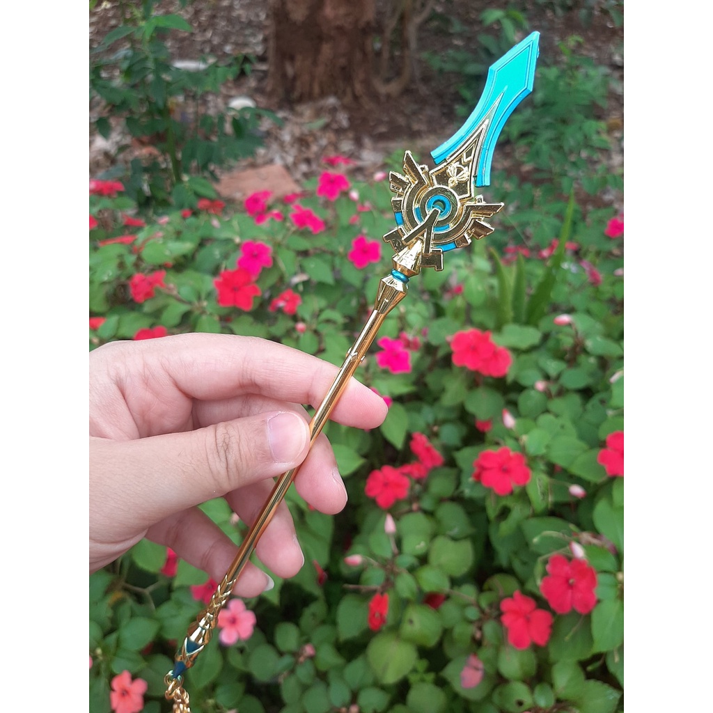 [ Tặng đế ][ 21cm ] Mô hình móc khóa Xương sống Thiên Không - Genshin Impact - Baystore