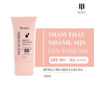 Kem Chống Nắng Make Up Hemia
