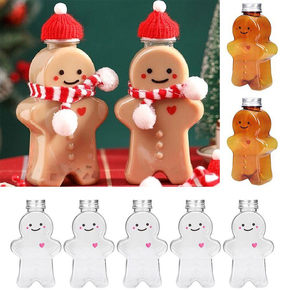 KUNHEV Đồ Chơi Bình Trà Sữa Hình Bánh Gừng / Người Độc Đáo Trang Trí Giáng Sinh