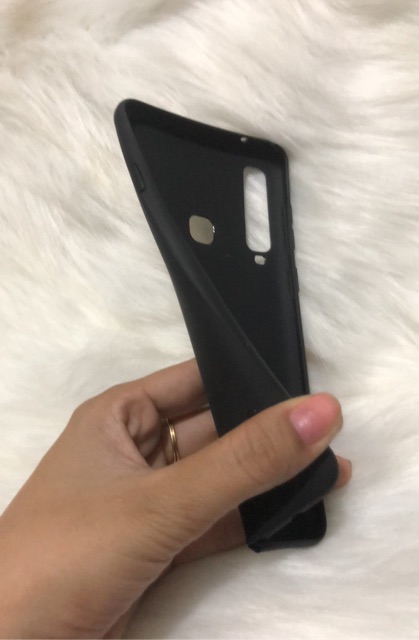 Samsung Galaxy A9 2018 Ốp lưng dẻo màu đen cao cấp chính hãng