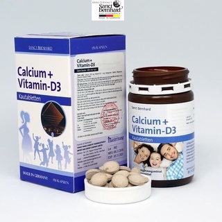 Viên ngậm canxi Calcium Vitamin D3 Sanct Bernhard