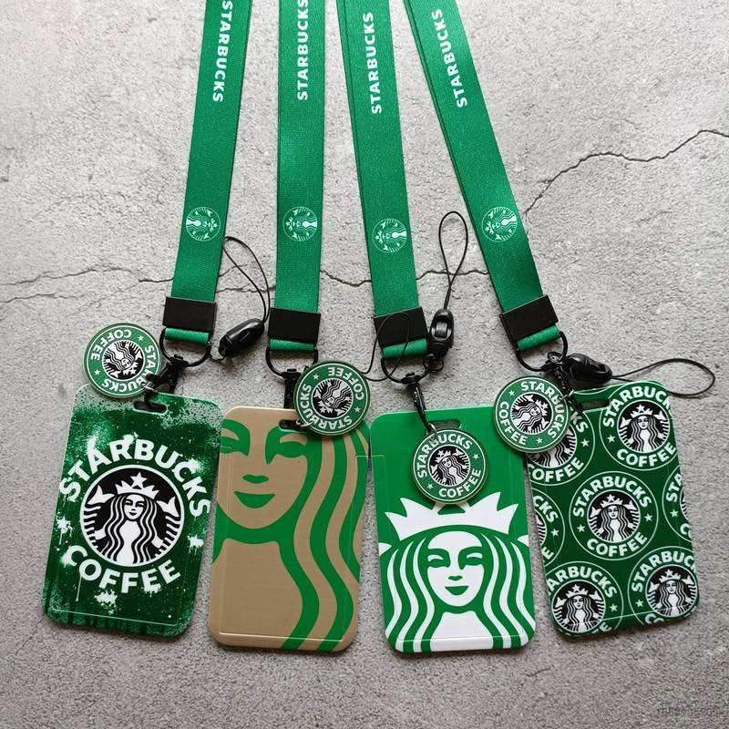 Bộ Thẻ Bài Starbucks GP41 Dây Dài Cá Tính Phong Cách INS Dành Cho Học Sinh Công Cộng Truy Cập Điều Khiển citizen work PG