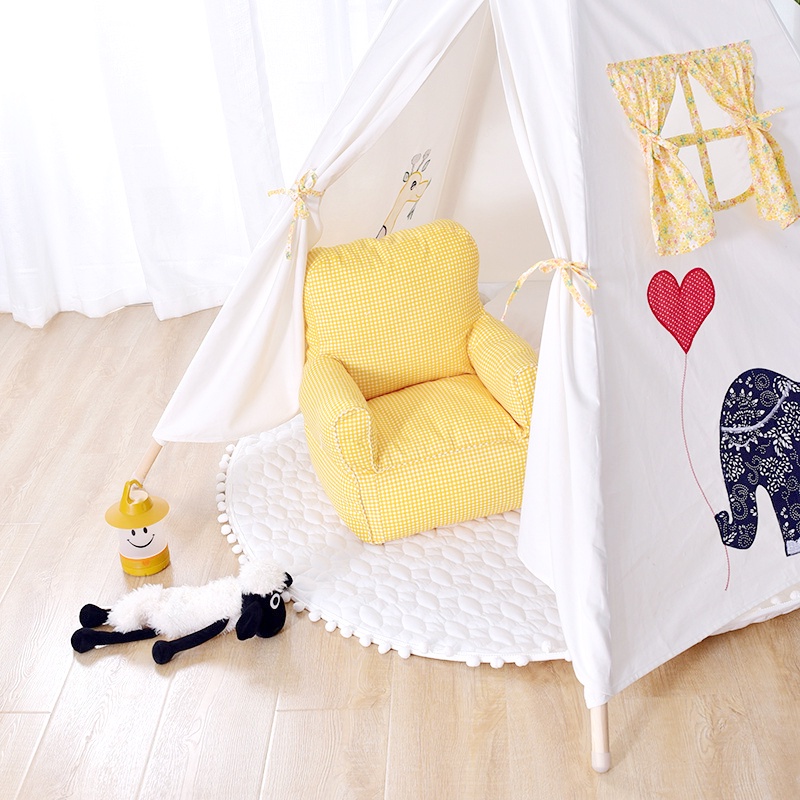Ghế Lười Sofa Mini Mềm Mại Giặt Được Tiện Dụng Cho Bé