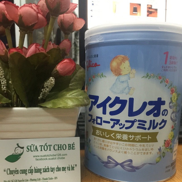 Sữa Glico Hàng Nội Địa Nhật Bản cho bé 1-3 tuổi