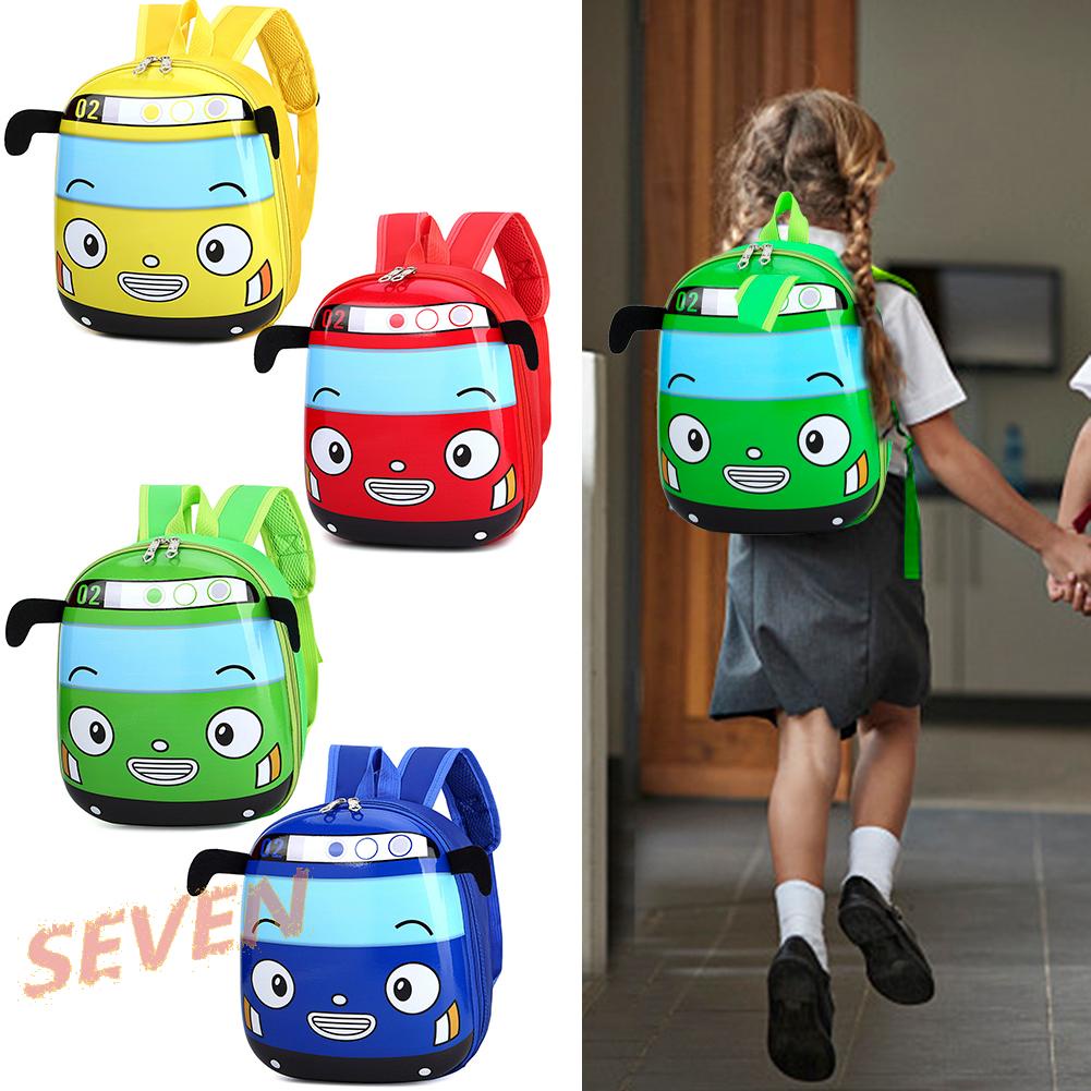 Ba Lô Đi Học Họa Tiết Xe Buýt Hoạt Hình 3D 22-zz