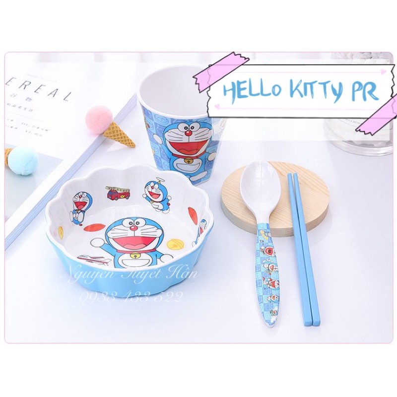 CHÉN HOA HELLO KITTY - DORAEMON DOREMON