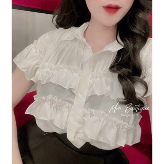 Áo kiểu bèo đính ngọc