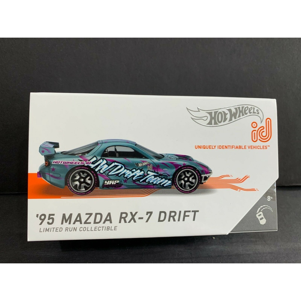 (ID 2021) Xe mô hình Hot Wheels 1/64 '95 Mazda RX-7 Drift series 2021(new)