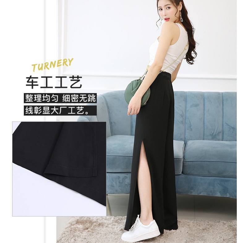 quần culottes xẻ tà đủ size 40-100kg