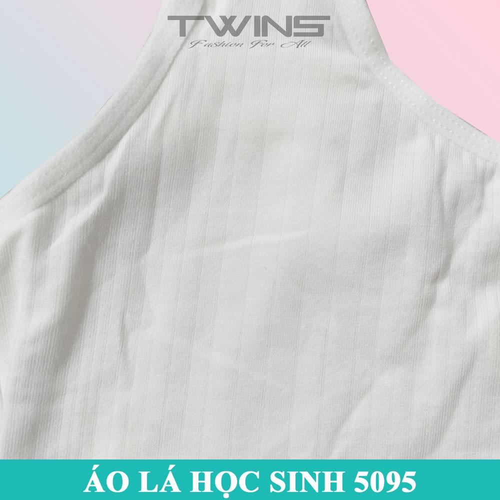 Áo lá học sinh cotton 2 lớp đệm hình SD5095 cho bé gái mới lớn dậy thì cấp 1, cấp 2, cấp 3 mềm mịn thoáng mát