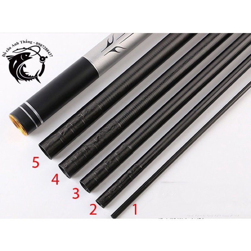 Ngọn cần Taiwanruifeng ABC 5H , Ngọn cần Biquan 5H-7H, Ngọn Cần goldfishing 3h