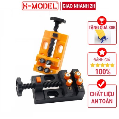 Kẹp E Tô Mini nhựa có thể điều chỉnh, 4 chốt kẹp cao su chống xầy xước vật gia công phụ kiện XMODEL