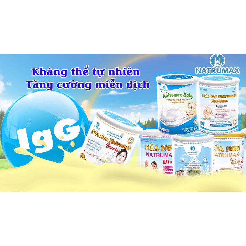 Sữa non Natrumax Newborn 800g giúp trẻ tăng cân tăng chiều cao