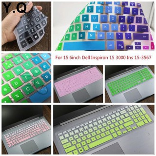 Vỏ bọc bàn phím máy tính Dell Inspiron 15 3000 Ins 15-3567 bằng silicon mềm siêu mỏng 15.6 inch