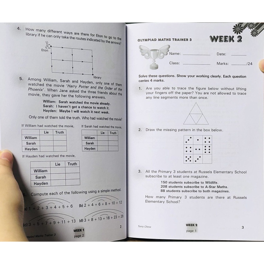 Sách - Olympiad Maths Trainer 3 (9 - 10 Years Old)