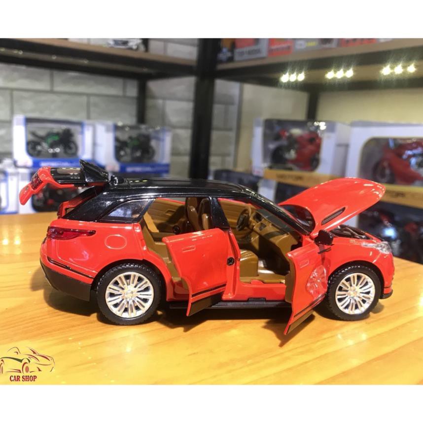 Mô hình xe ô tô Land Rover Range Rover Velar tỉ lệ 1:32 màu đỏ