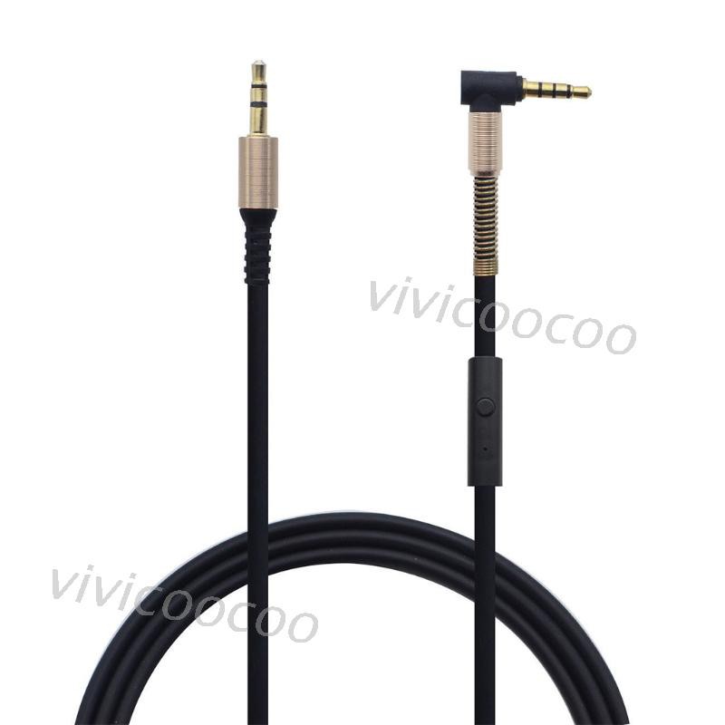 (Hàng Mới Về) Dây Cáp Âm Thanh Đầu Cắm 3.5mm Kèm Mic 90 Độ Cho Xe Hơi