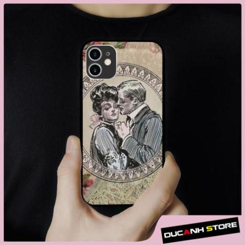Ốp lưng iphone SAMSUNG hình man and woman collage art op art có hình  cho các dòng iPhone PAP20210968