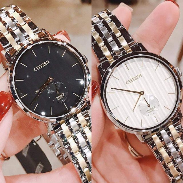 Đồng hồ nam Citizen chính hãng size 39mm, đủ màu
