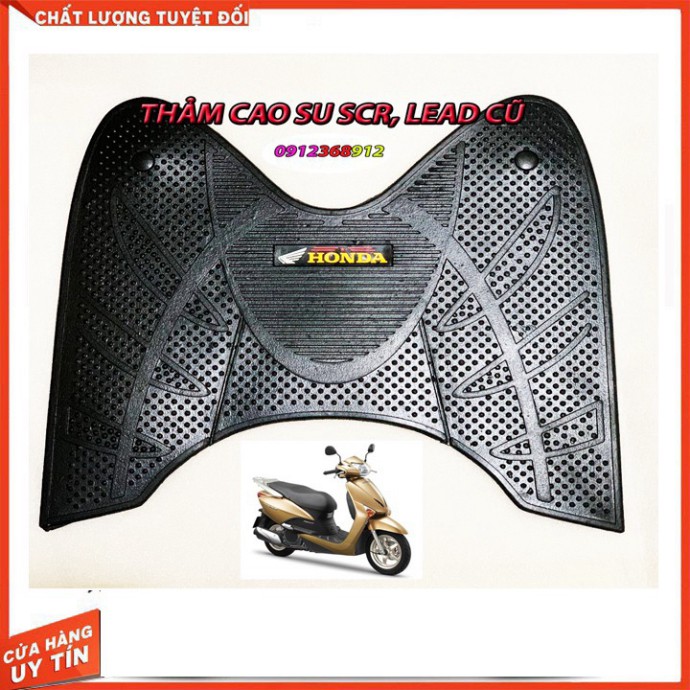THẢM CAO SU CHO XE LEAD 2010 , SCR ( ĐEN LOẠI DÀY)