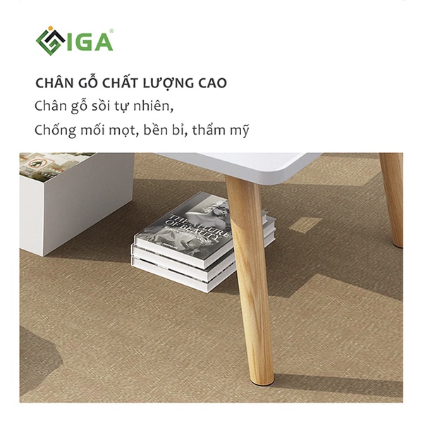 Bàn học chống gù IGA có thể làm bàn trà bàn làm việc ngồi bệt tiện lợi GP177