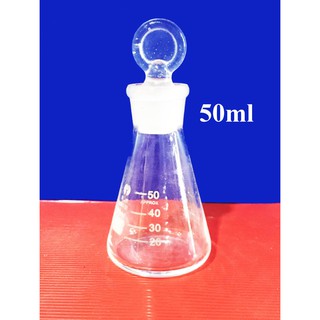 BÌNH TAM GIÁC THỦY TINH CÓ NÚT BORO, dung tích 50 - 1000ml (Chất lượng tốt, giá thành rẻ)