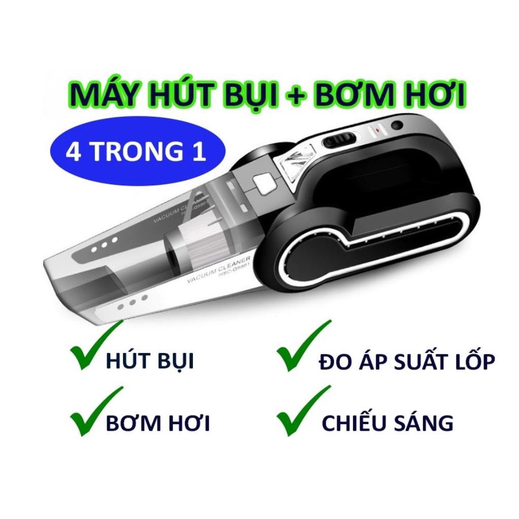 Máy hút bụi ô tô sử dụng kép công suất lớn xe nhỏ cầm tay không dây sạc mạnh mẽ trong xe [XCQ-R6053] phukiensasa