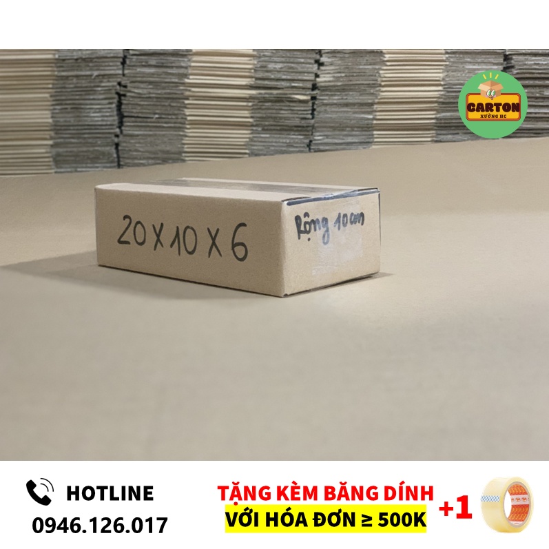 COMBO 20 Hộp Carton Giá Rẻ, Thùng Carton Đóng Hàng chỉ từ 599đ/h