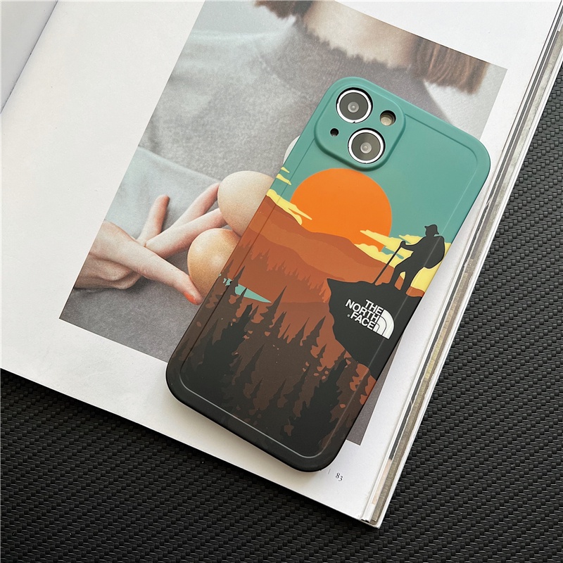 Ốp Điện Thoại Mềm In Hình Hoàng Hôn Cho iphone 12 / 15 / 14 pro max / 11 / 11 pro max 13