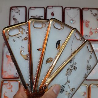 Ốp dẻo đính đá viềm si