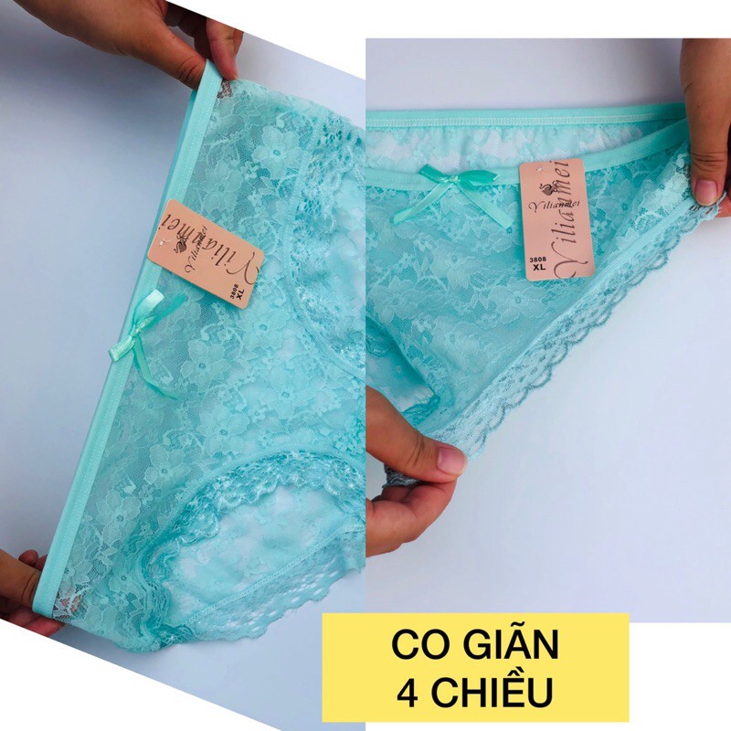 Quần Lót Ren Nữ Sexy Không Viền Siêu Mềm Thoáng Mát Cao Cấp Quần Chip Ren Nữ Mỏng