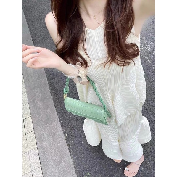 VÁY DẬP LI PLEATED ĐUÔI CÁ CỰC SANG