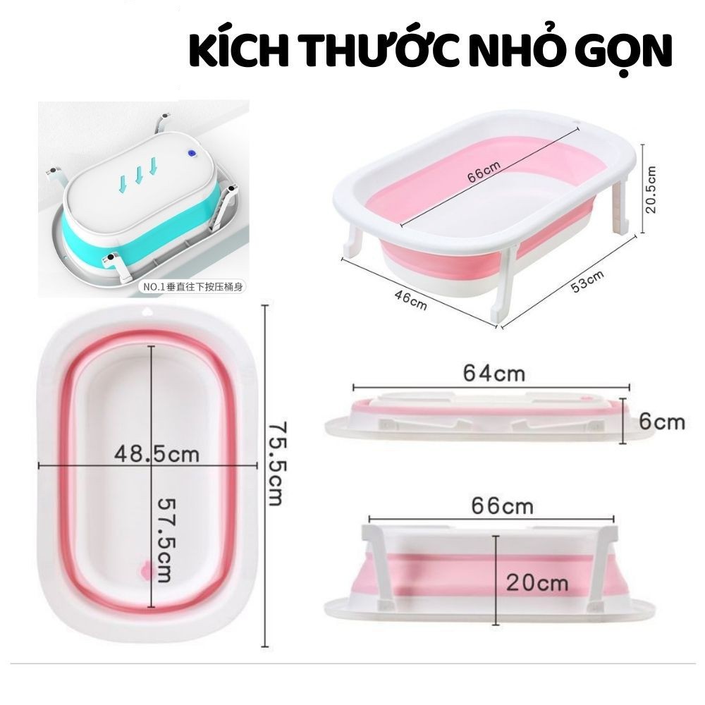 Bồn tắm HANBEI có cảm biến nhiệt độ nước an toàn cho bé