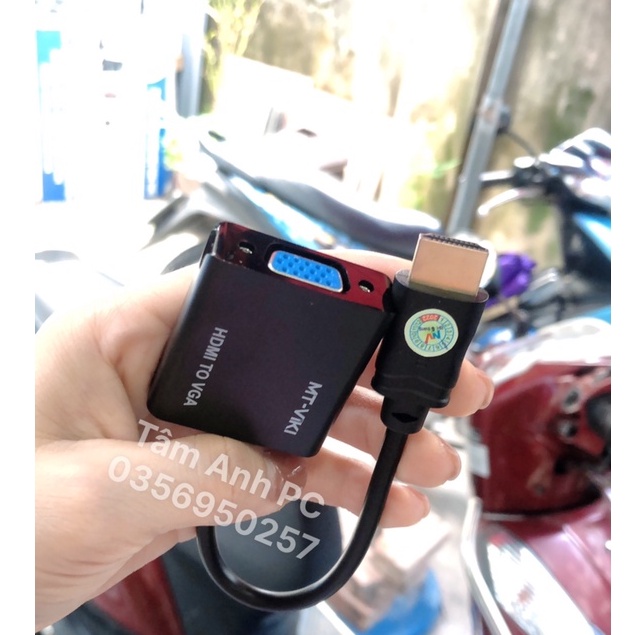 Cáp chuyển đổi HDMI to VGA MT- Viki Xịn dài 20cm Full HD 1080P